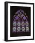 15th Century Stained Glass Window in the Cathedrale St-Corentin, Southern Finistere, France-Amanda Hall-Framed Photographic Print