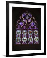 15th Century Stained Glass Window in the Cathedrale St-Corentin, Southern Finistere, France-Amanda Hall-Framed Photographic Print