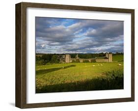 15th Century Walls around Augustinian Monestary, Kells, County Kilkenny, Ireland-null-Framed Photographic Print