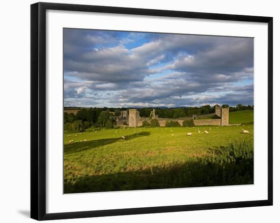 15th Century Walls around Augustinian Monestary, Kells, County Kilkenny, Ireland-null-Framed Photographic Print