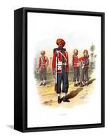 15th Sikhs, C1890-H Bunnett-Framed Stretched Canvas