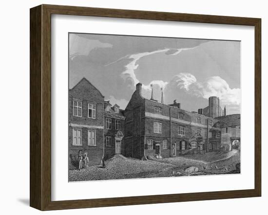 16-17th C. London Street-null-Framed Art Print