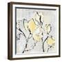 16 Again II with Yellow-Kellie Day-Framed Art Print