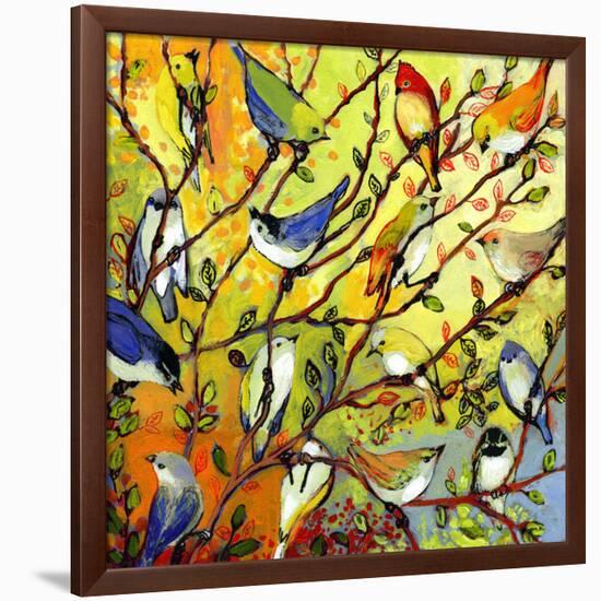 16 Birds-Jennifer Lommers-Framed Giclee Print