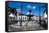 16 Do Novembro Square in the Pelourinho-Michael Runkel-Framed Stretched Canvas