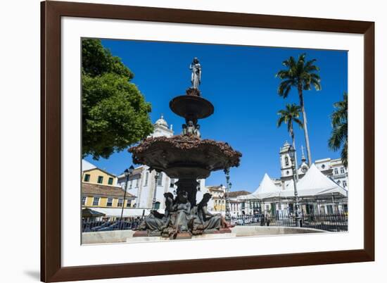 16 Do Novembro Square in the Pelourinho-Michael Runkel-Framed Photographic Print