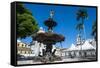 16 Do Novembro Square in the Pelourinho-Michael Runkel-Framed Stretched Canvas