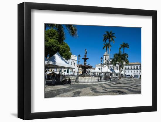 16 Do Novembro Square in the Pelourinho-Michael Runkel-Framed Photographic Print