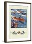 16 Foot Runabout-Edward A. Wilson-Framed Art Print