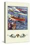 16 Foot Runabout-Edward A. Wilson-Stretched Canvas