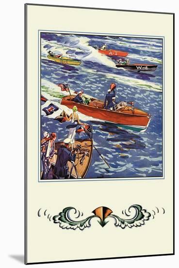 16 Foot Runabout-Edward A. Wilson-Mounted Art Print