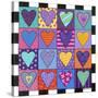 16 Heart-Carla Bank-Stretched Canvas