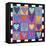 16 Heart-Carla Bank-Framed Stretched Canvas