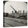 16 Inch Railway Gun Which Pulverised the Hindenburg Line, World War I, France, 1917-1918-null-Stretched Canvas