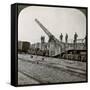 16 Inch Railway Gun Which Pulverised the Hindenburg Line, World War I, France, 1917-1918-null-Framed Stretched Canvas