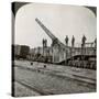 16 Inch Railway Gun Which Pulverised the Hindenburg Line, World War I, France, 1917-1918-null-Stretched Canvas