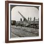 16 Inch Railway Gun Which Pulverised the Hindenburg Line, World War I, France, 1917-1918-null-Framed Photographic Print