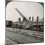 16 Inch Railway Gun Which Pulverised the Hindenburg Line, World War I, France, 1917-1918-null-Mounted Photographic Print