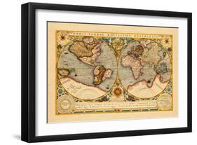 1602, World-null-Framed Giclee Print