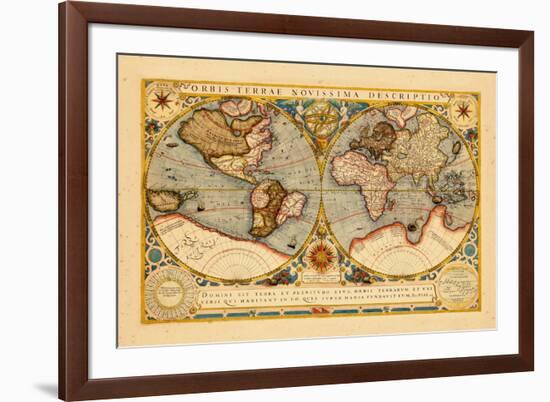 1602, World-null-Framed Giclee Print