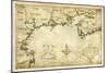 1607, Nova Scotia, Maine, Massachusetts, New Hampshire, North America, Cape Cod to Nova Scotia-null-Mounted Premium Giclee Print