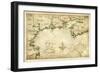 1607, Nova Scotia, Maine, Massachusetts, New Hampshire, North America, Cape Cod to Nova Scotia-null-Framed Giclee Print