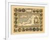 1608-12, Israel, Jordania, Palestinian Territories-null-Framed Giclee Print