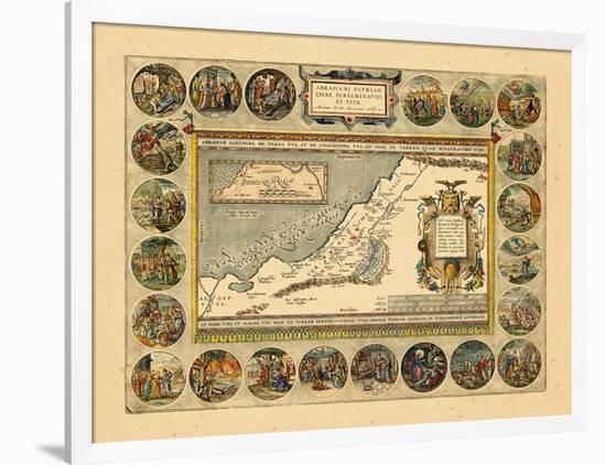 1608-12, Israel, Jordania, Palestinian Territories-null-Framed Giclee Print