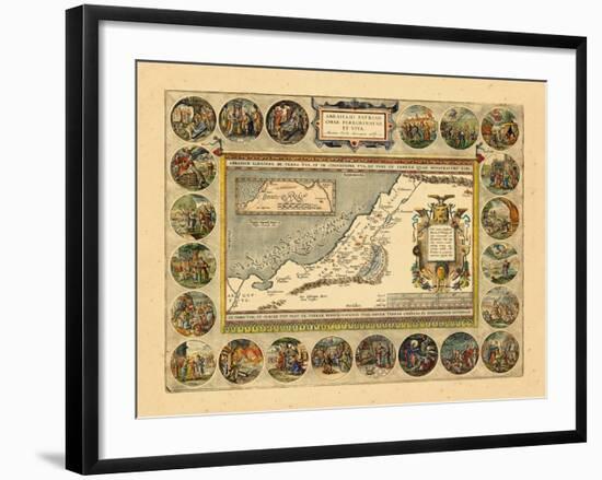 1608-12, Israel, Jordania, Palestinian Territories-null-Framed Giclee Print