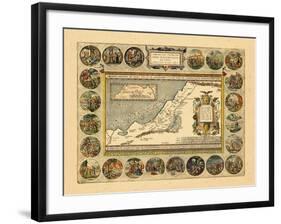 1608-12, Israel, Jordania, Palestinian Territories-null-Framed Giclee Print