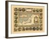 1608-12, Israel, Jordania, Palestinian Territories-null-Framed Premium Giclee Print