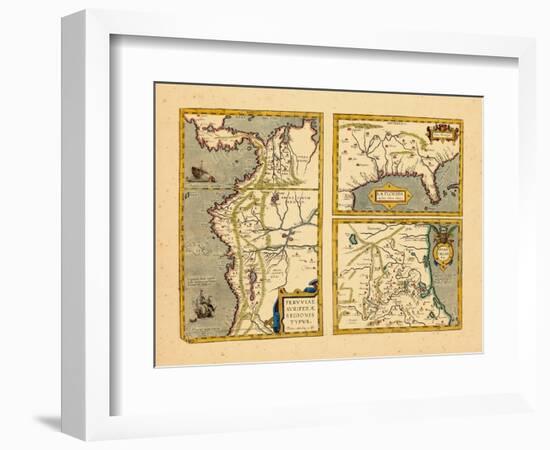 1612, Florida, Texas, Colombia, Ecuador, Peru-null-Framed Giclee Print