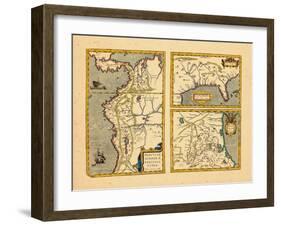 1612, Florida, Texas, Colombia, Ecuador, Peru-null-Framed Giclee Print