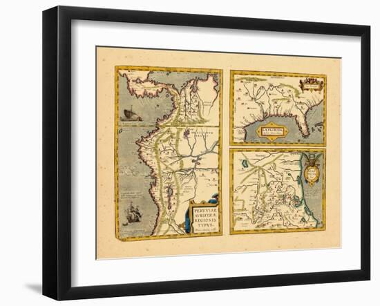 1612, Florida, Texas, Colombia, Ecuador, Peru-null-Framed Giclee Print