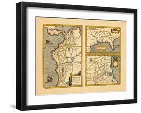 1612, Florida, Texas, Colombia, Ecuador, Peru-null-Framed Giclee Print