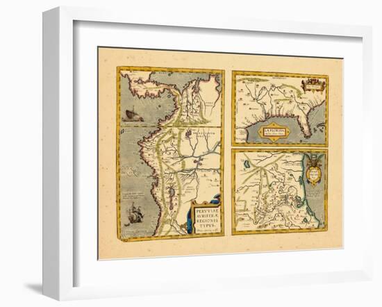 1612, Florida, Texas, Colombia, Ecuador, Peru-null-Framed Giclee Print