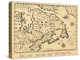 1613, Ontario, Nova Scotia, Newfoundland and Labrador, New Brunswick, Quebec, Prince Edward Island-null-Stretched Canvas