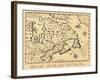 1613, Ontario, Nova Scotia, Newfoundland and Labrador, New Brunswick, Quebec, Prince Edward Island-null-Framed Giclee Print