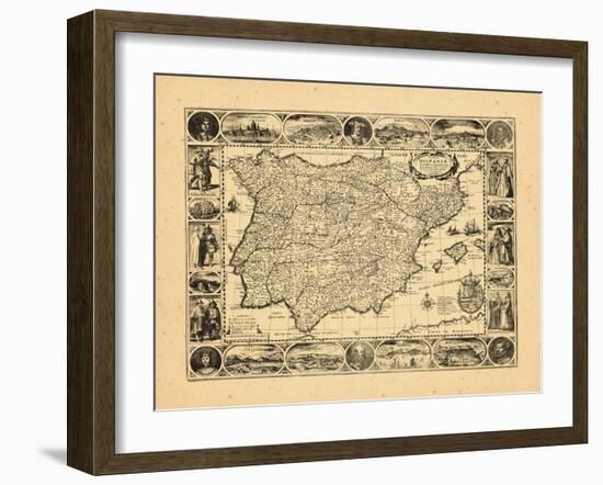 1617, Portugal, Spain-null-Framed Giclee Print