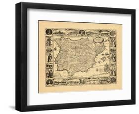 1617, Portugal, Spain-null-Framed Premium Giclee Print