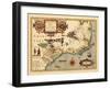 1619, South Carolina, North Carolina, Florida, Georgia, Virginia-null-Framed Premium Giclee Print