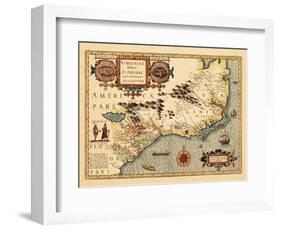 1619, South Carolina, North Carolina, Florida, Georgia, Virginia-null-Framed Giclee Print