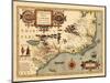 1619, South Carolina, North Carolina, Florida, Georgia, Virginia-null-Mounted Giclee Print