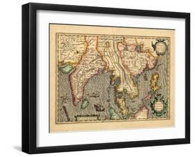 1619, Vietnam, Thailand, Sri Lanka, Myanmar, Malaysia, Laos, India, China, Cambodia, Bangladesh-null-Framed Giclee Print