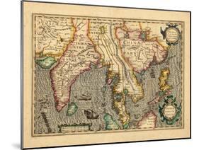 1619, Vietnam, Thailand, Sri Lanka, Myanmar, Malaysia, Laos, India, China, Cambodia, Bangladesh-null-Mounted Giclee Print