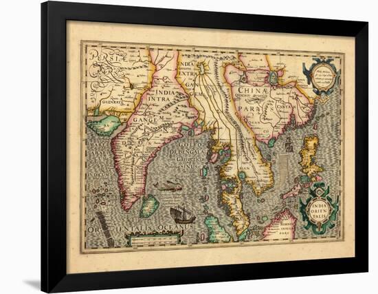 1619, Vietnam, Thailand, Sri Lanka, Myanmar, Malaysia, Laos, India, China, Cambodia, Bangladesh-null-Framed Giclee Print