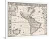 1626 Antique Map Of North And South America-Sergey-USSR-Framed Art Print