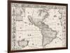 1626 Antique Map Of North And South America-Sergey-USSR-Framed Art Print