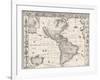 1626 Antique Map Of North And South America-Sergey-USSR-Framed Art Print