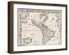 1626 Antique Map Of North And South America-Sergey-USSR-Framed Art Print